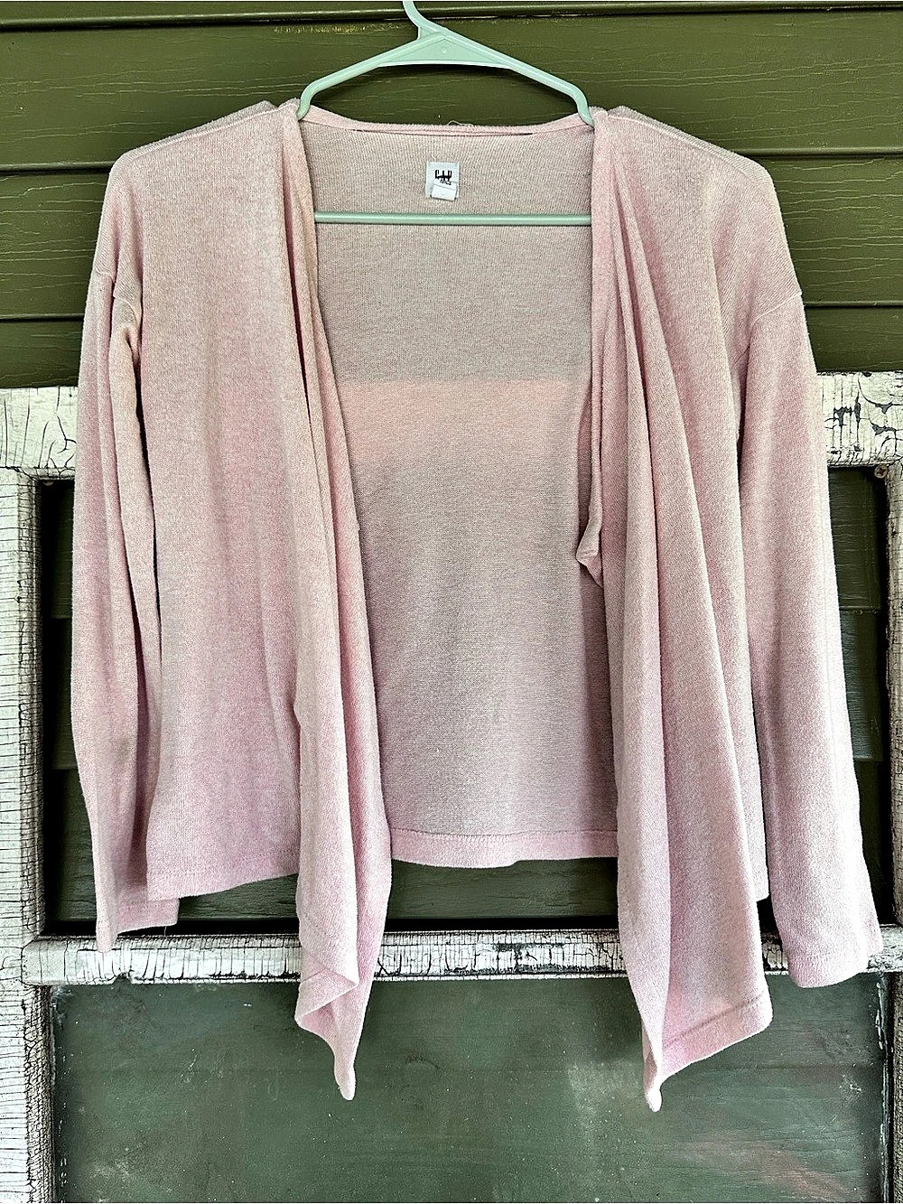 Gap Girls Draped Cardigan in Pink Size Medium (8)